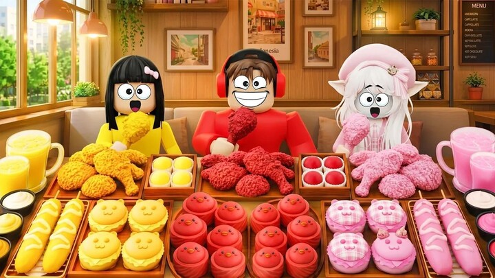 Yuta Mio ASMR Mukbang Semua Makanan Sesuai Warna Karakter  ROBLOX