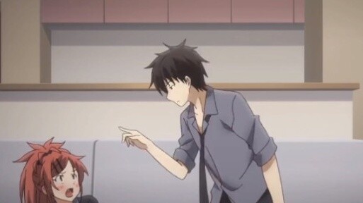 In the anime, the arrogant sister likes her brother but is not honest~(￣▽￣~)~
