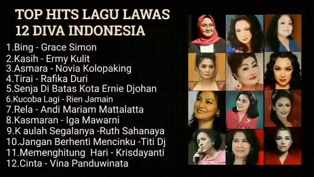 Top hits lagu lawas 12 diva indonesia