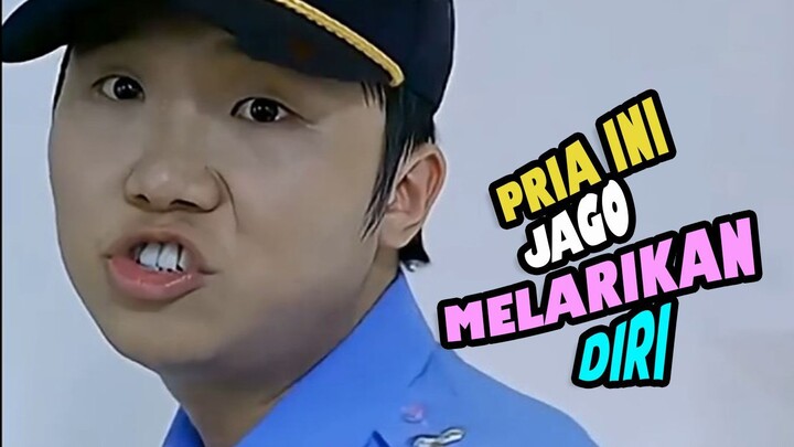 PRIA INI JAGO MELARIKAN DIRI