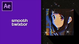 smooth twixtor + time remap | after effects tutorial