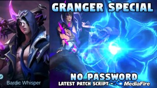 Granger Special Skin Script No Password | Granger Hellbringer Skin Script | Mobile Legends