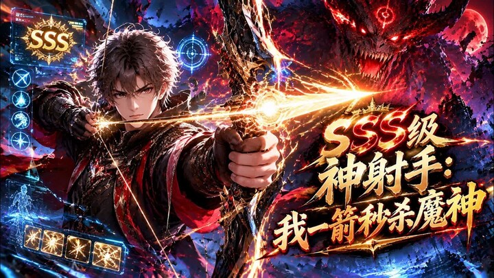 SSS Rank Archer I Kill Demon Gods in One Shot #热血