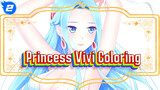 Coloring Process of Princess Vivi | One Piece / Average-level Tablet Painting_2