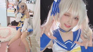 [Quân Tử] Genshin Impact cosplay trang phục bơi của Barbara! Barbara tiến lên nào!