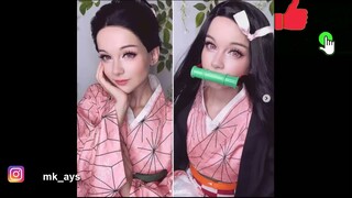 最高のコスプレイヤー Melhores Cosplayer Nezuko - Best Cosplayer Nezuko 竈 門 禰 豆子 -  Demon Slayer - Kimetsu