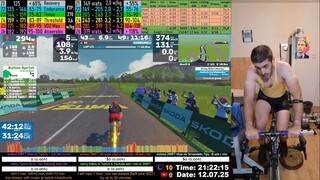 Zwift Cycling Workout 12.07.2025