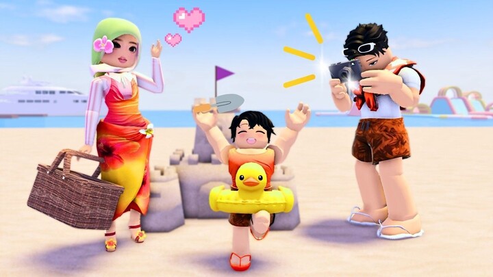HARI MINGGU KITA PERGI KE PANTAI -  Berry Avenue Roblox Indonesia