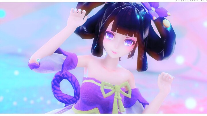 [MMD] Kulit baru Xiao Qiao✿Lilac knot x unicorn lembut dan imut da Qiaomei♡ [King of Glory MMD/Modif