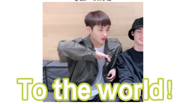 【winwin】In 2020, you can still see Dong Yun shouting “To the world” (feat: the classic hand gesture)