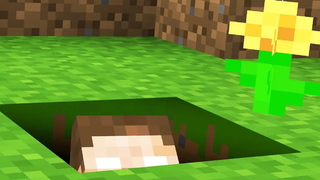 พบ HEROBRINE SECRET BASE ใน Minecraft (ไม่ต้องขุดเลย)