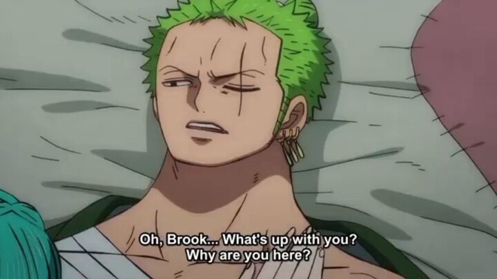 zoro merasa kesakitan