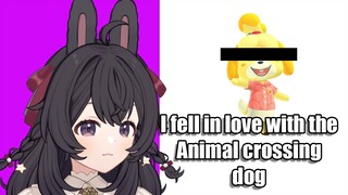 Pippa reads about Animal Crossing