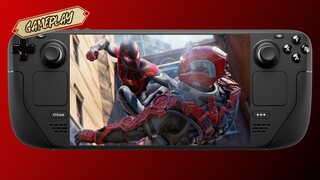 STEAMDECK, SPIDERMAN VS RHINO Epic sih ini