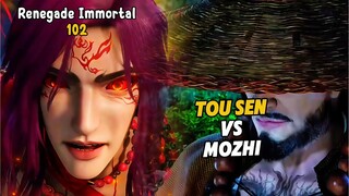 Renegade Immortal Episode 102 Subtitle Indonesia - Terbaru Tou Sen Vs Mo Zhi