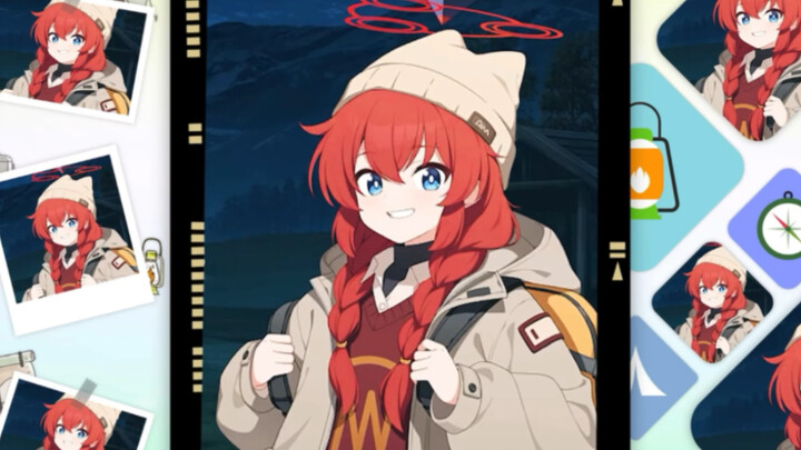 【ブルアカ】露营マキ也太可爱了吧