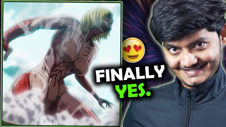 AAHH... YES, Finally some Female Titan wala Action 😍🙈