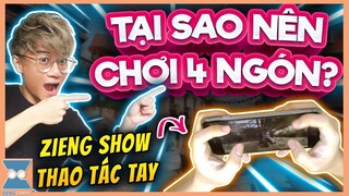 CALL OF DUTY MOBILE VN | THAO TÁC 4 NGÓN CÓ THỂ LÀM ĐƯỢC NHỮNG GÌ? | Zieng Gaming