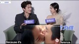 Zhao Liying and Lin Gengxin discuss how to shoot a kissing scene