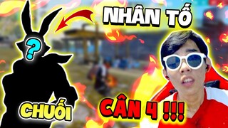 [FreeFire] Nhân Tố Bí Ẩn BANANA Đại Chiến 4 Anh Em Trên Live | Quỳnh Tạ Tắt Gáy