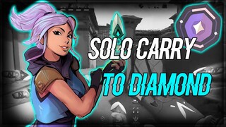 HOW TO SOLO QUEUE TO DIAMOND IN VALORANT - Tips to help you work with teammates, and Solo climb.