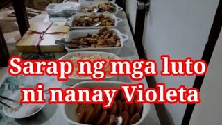 Kainan sa loob ng bahay ni nanay Violeta #Kamoimoi #Kamoymoy #Viral