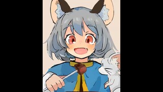 Nazrin enjoying cheese fondue