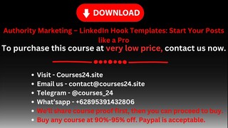 Authority Marketing – LinkedIn Hook Templates Start Your Posts like a Pro