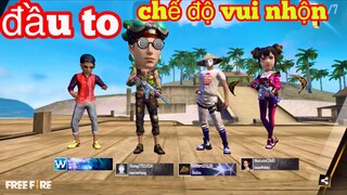 [FREE FIRE TỬ CHIẾN] chơi chế độ đầu to đầu bé, cực cu te & hài hước vui nhộn | maxim gaming