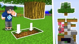 CARA MEMBUAT HIDDEN TREE DOOR - MINECRAFT INDONESIA