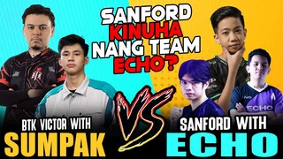 SANFORD ECHO NABA? BTK VICTOR with SUMPAK vs. ECHO with SANFORD in RANK! ~ MOBILE LEGENDS