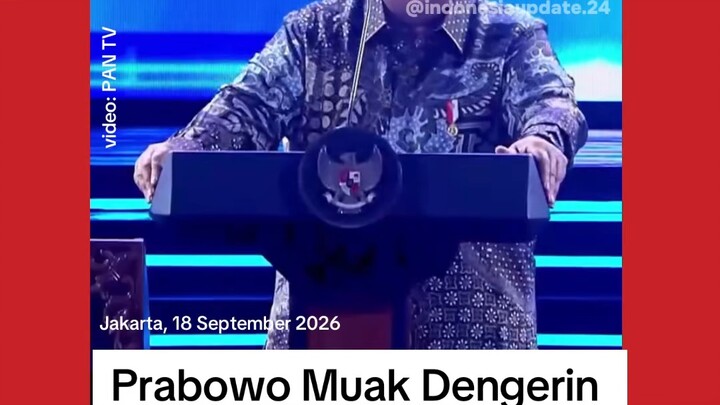 PRABOWO UDAH MUAK DENGAN KRITIK