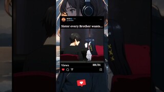 Sister Complex  #anime #shorts #sisters #love #relationship #brothersister #justinbieber