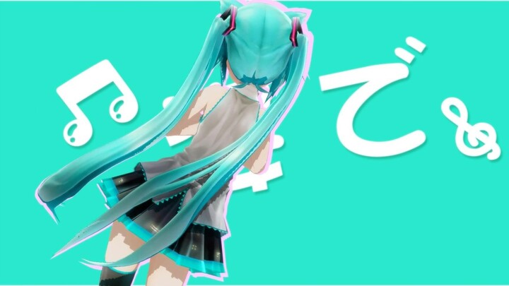 [Mamama style cat ears miku 1080p 2dpv style mmd] cat ears switch