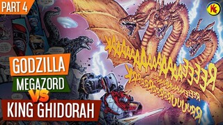 KING GHIDORAH VS GODZILLA & MEGAZORD | GODZILLA VS MIGHTY MORPHIN POWER RANGERS Part 4