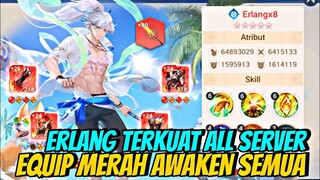 AWAKEN Semua Equipment Merah & FULL RUNE! ERLANG Terkuat XiangYing CP 3000M - Monkey King AoH