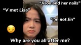 When BTS and Blackpink say each other’s names in their songs (misheard lyrics on crack)