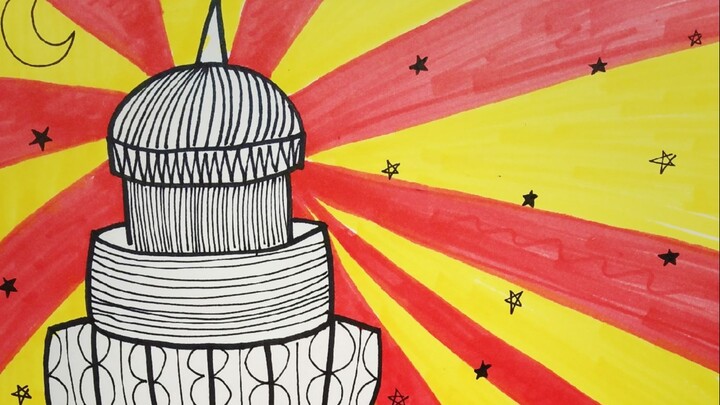 Drawing | Creative Children's Painting-Lighthouse