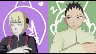 【MMD NARUTO】愛Dee【Inojin (feat. Shikadai, Boruto, Chocho)】