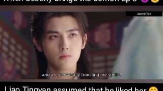 When destiny brings the demon Ep 3 Liao Tingyan assumed that he liked her