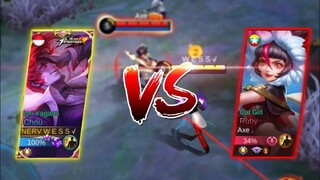 Ketemu Top 1 Ruby di Ranked. Siapa yang menang? WAJIB NONTON!!! Chou Iori Yagami Gameplay | MLBB