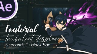 SIMPLE TURBULENT DISPLACE + BLACK BAR ! BAHASA INDONESIA