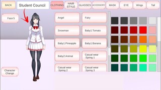 Student Council White Uniform From Yandere Sim In Sakura School Simulator Tutorial