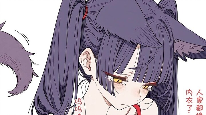 “A little fox girl heartbroken because her boyfriend was secretly “snacked on” by her mom”