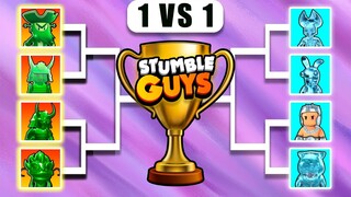 GREEN SPECIAL vs ICED Skins Tournament in Stumble Guys🔥