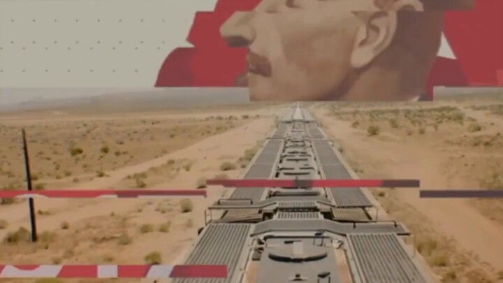 "Uni Soviet membebaskan Amerika, dan palu arit akan bangkit di negeri asing!"