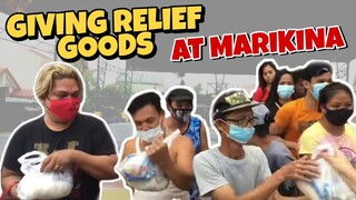 Given Relief goods at Marikina Salamat sa mga Sponsor  #SocialClimber #DidongVlog