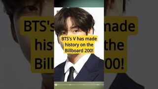 BTS's V has made history on the Billboard 200!