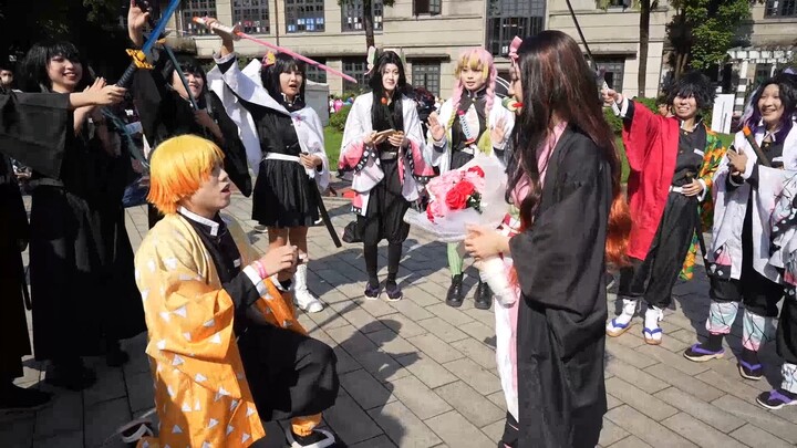 Demon Slayer Cosplay Series: Zenitsu & Nezuko’s Proposal Chapter 🥰🥰
