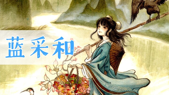 “Chinese Mythology Illustrated — Lan Caihe” I just got back from a sketching trip to Guilin!